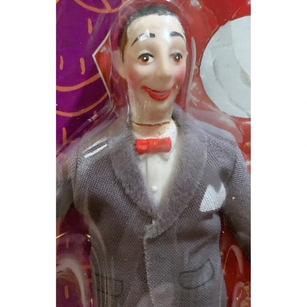 1988 Matchbox Playhouse Pee-Wee Herman, Scooter & Helmet Figure Set Sealed READ - Picture 8 of 16